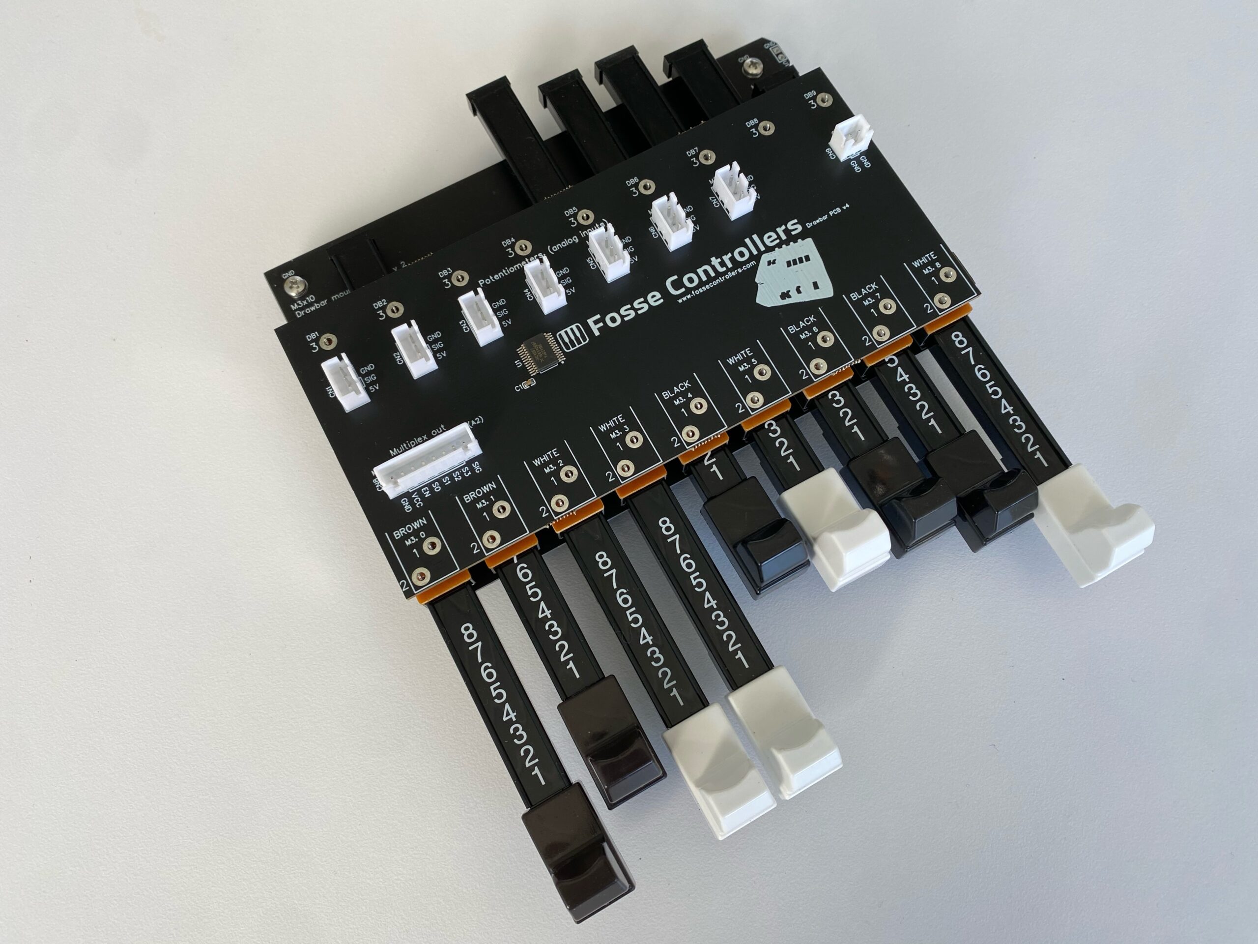 DIY Drawbar kit with PCB and multiplexer – Fosse Controllers